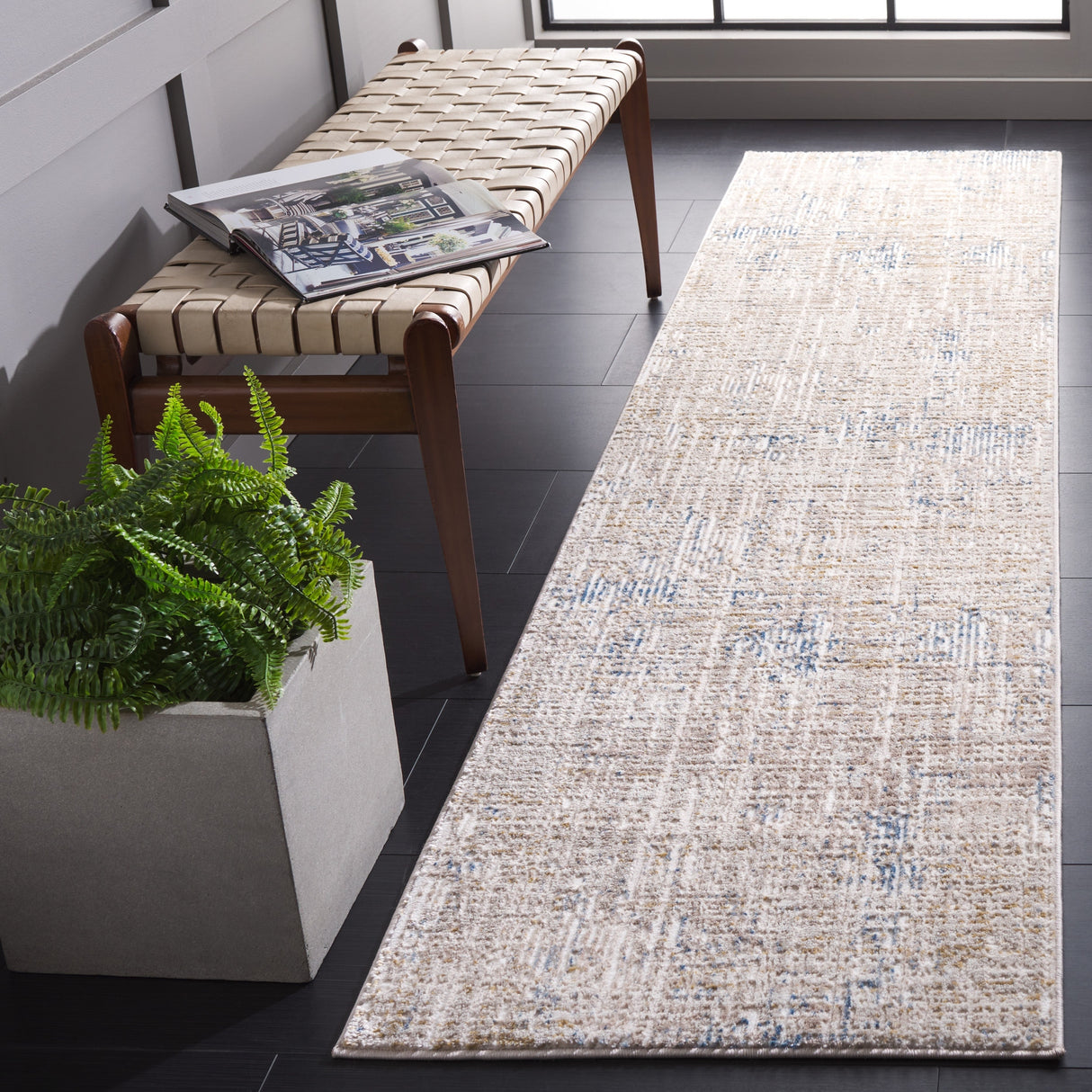 Safavieh Prestige Pte124B Beige/Blue Rug.