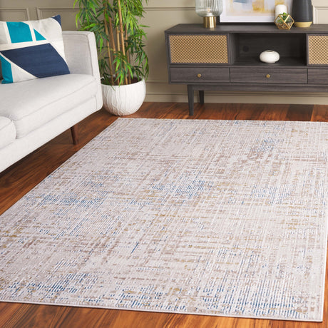 Safavieh Prestige Pte124B Beige/Blue Rug.