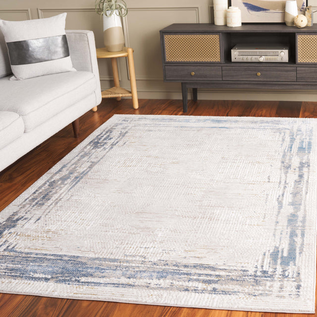 Safavieh Prestige Pte126A Ivory/Blue Rug.