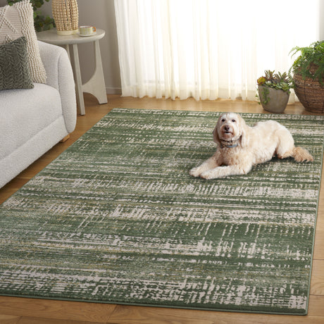 Safavieh Prestige Pte128C Ivory/Green Rug.