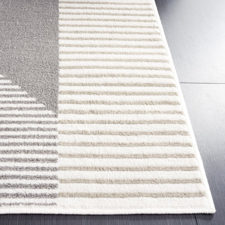 Safavieh Pyramid Pyr220A Ivory/Grey Navy Rug.