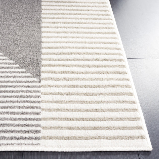 Safavieh Pyramid Pyr220A Ivory/Grey Navy Rug.