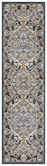 Safavieh Pyramid Pyr222F Grey/Navy Gold Rug.