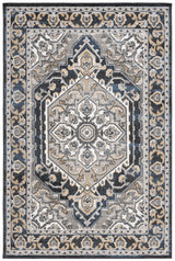 Safavieh Pyramid Pyr222F Grey/Navy Gold Rug.
