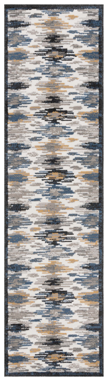 Safavieh Pyramid Pyr223A Ivory/Grey Navy Rug.