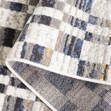 Safavieh Pyramid Pyr224A Ivory/Grey Navy Rug.