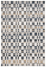Safavieh Pyramid Pyr224A Ivory/Grey Navy Rug.