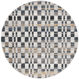 Safavieh Pyramid Pyr224A Ivory/Grey Navy Rug.