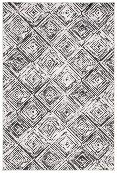 Safavieh Pyramid Pyr225A Ivory/Black Rug.