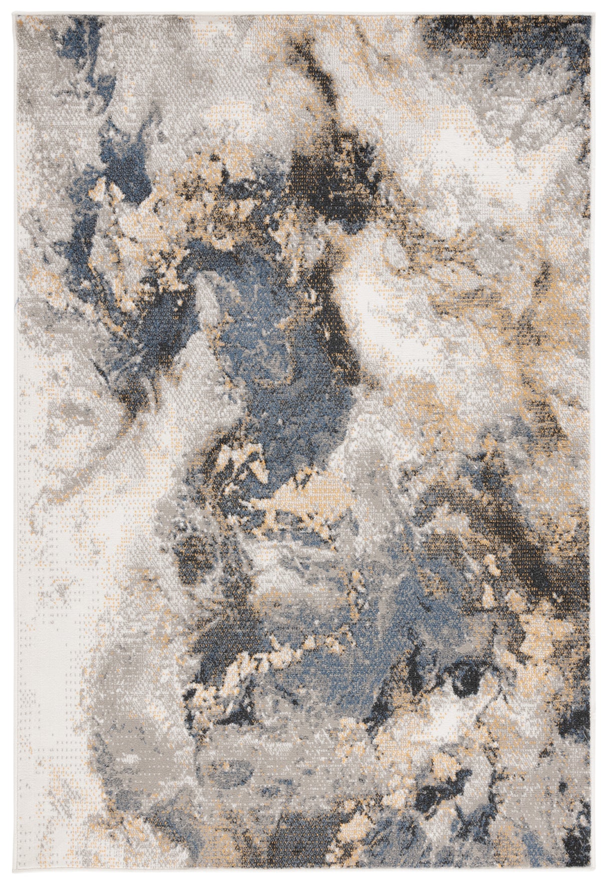 Safavieh Pyramid Pyr227F Grey/Navy Gold Rug.