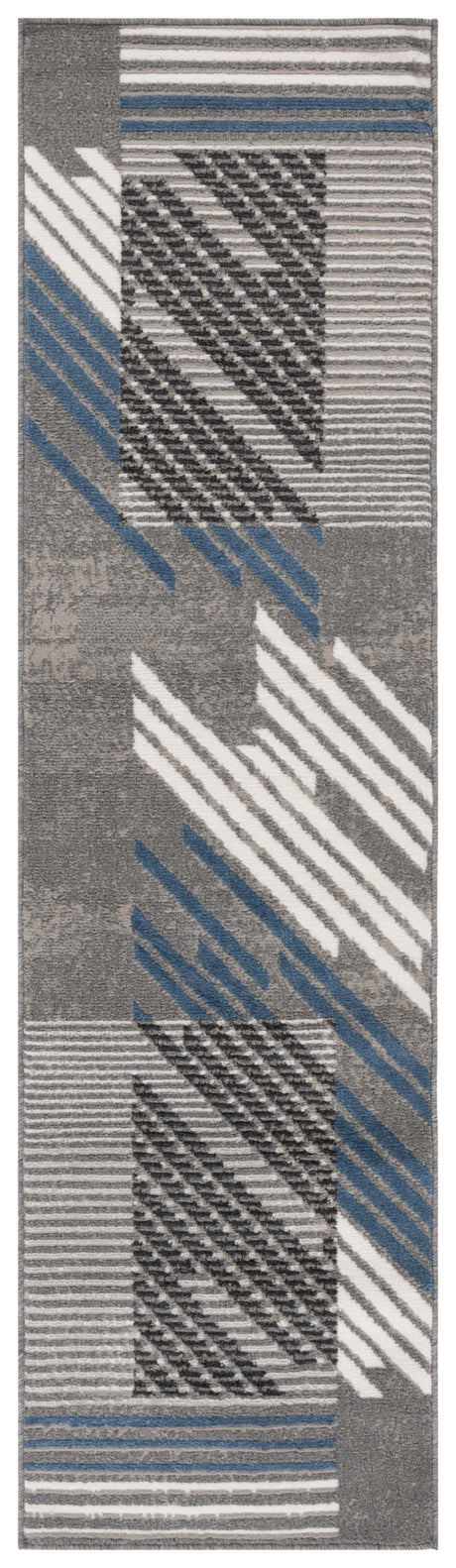 Safavieh Pyramid Pyr228F Grey/Blue Ivory Rug.