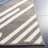 Safavieh Pyramid Pyr228F Grey/Blue Ivory Rug.