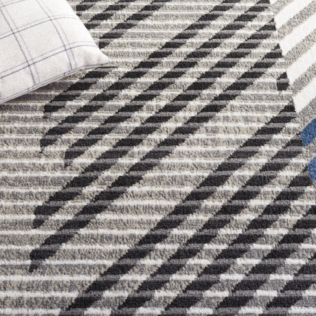 Safavieh Pyramid Pyr228F Grey/Blue Ivory Rug.