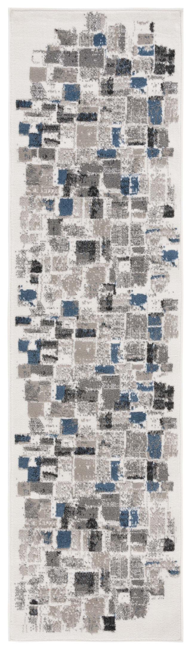 Safavieh Pyramid Pyr229A Ivory/Grey Navy Rug.