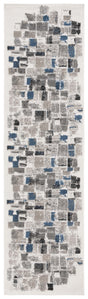 Safavieh Pyramid Pyr229A Ivory/Grey Navy Rug.