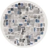 Safavieh Pyramid Pyr229A Ivory/Grey Navy Rug.