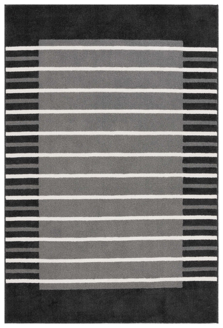 Safavieh Pyramid Pyr232H Grey/Ivory Black Rug.