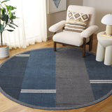 Safavieh Pyramid Pyr234N Navy/Grey Black Rug.