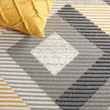 Safavieh Pyramid Pyr240F Grey/Ivory Gold Rug.