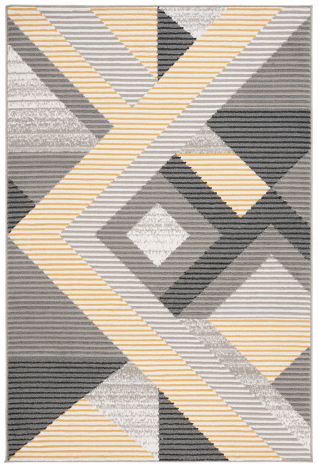 Safavieh Pyramid Pyr240F Grey/Ivory Gold Rug.