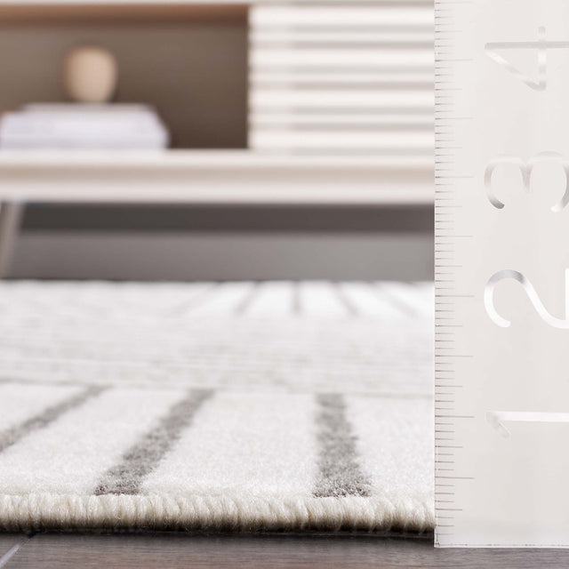 Safavieh Pyramid Pyr241A Ivory/Grey Rug.