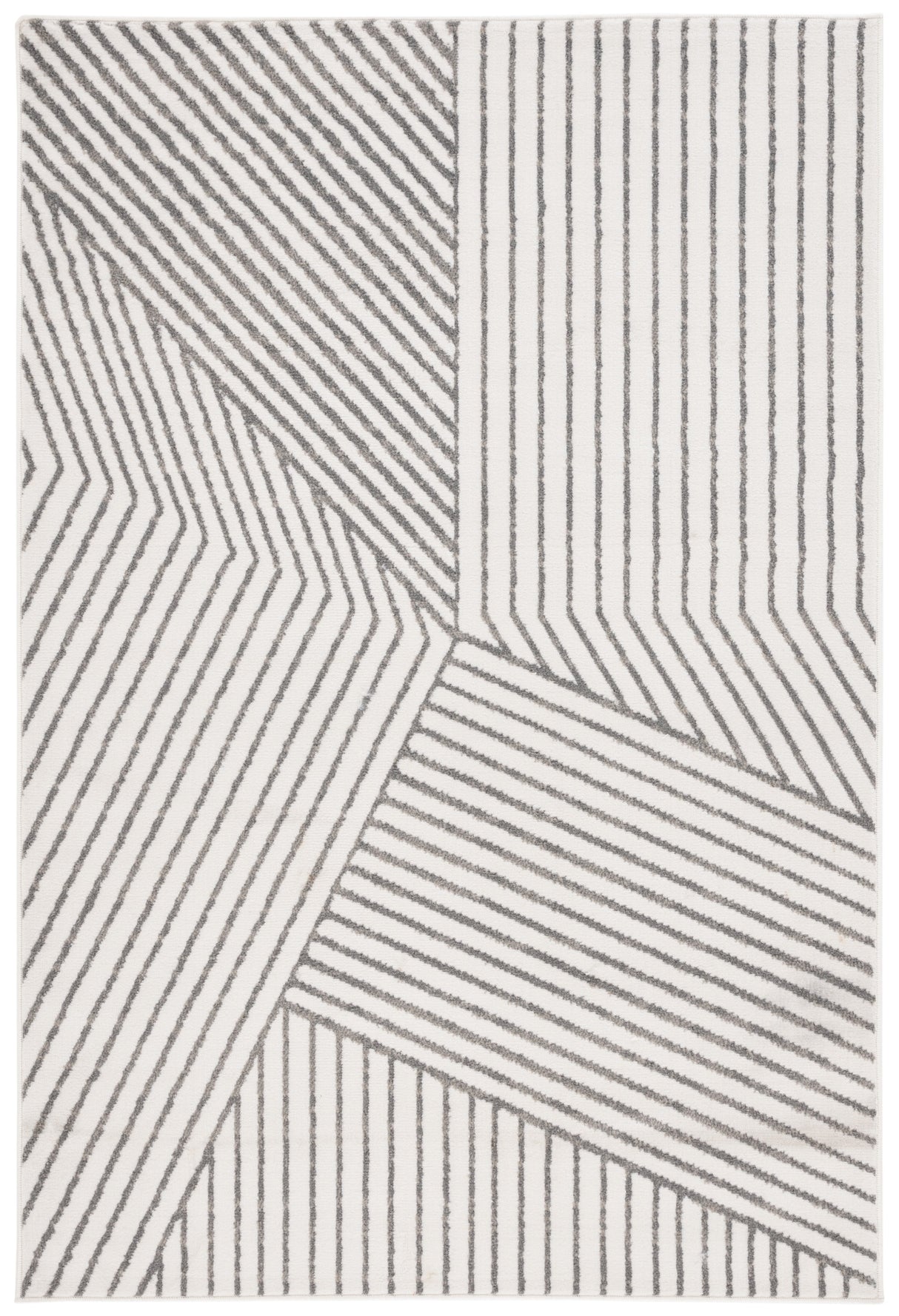 Safavieh Pyramid Pyr241A Ivory/Grey Rug.