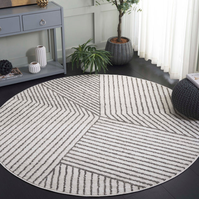 Safavieh Pyramid Pyr241A Ivory/Grey Rug.