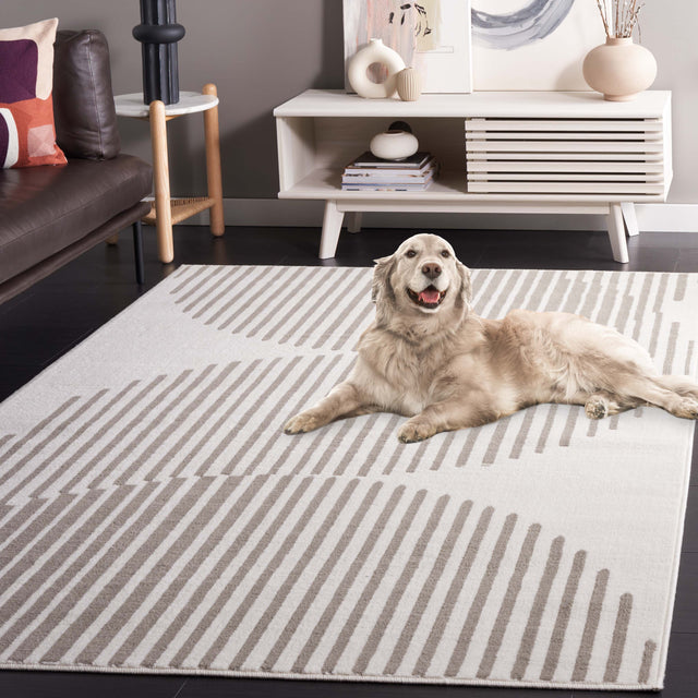 Safavieh Pyramid Pyr243A Ivory/Grey Rug.