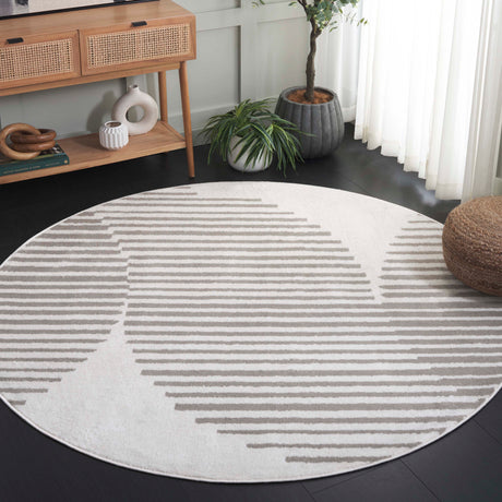 Safavieh Pyramid Pyr243A Ivory/Grey Rug.