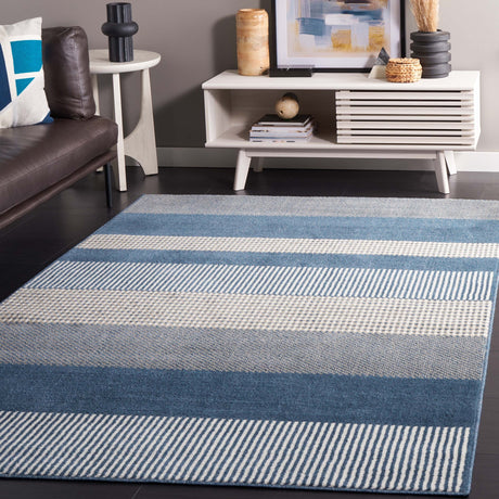 Safavieh Pyramid Pyr244N Navy/Ivory Rug.