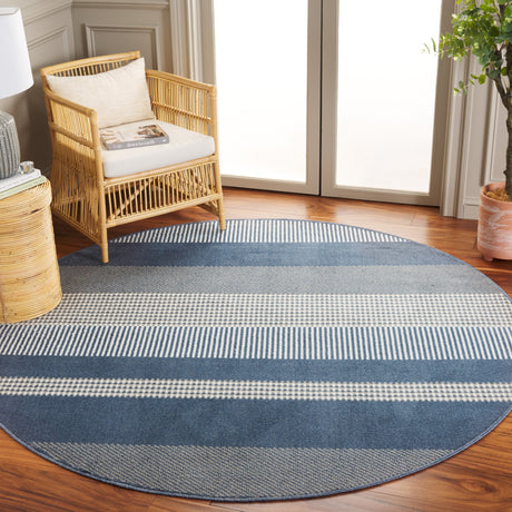 Safavieh Pyramid Pyr244N Navy/Ivory Rug.