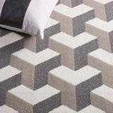 Safavieh Pyramid Pyr246F Grey/Ivory Rug.