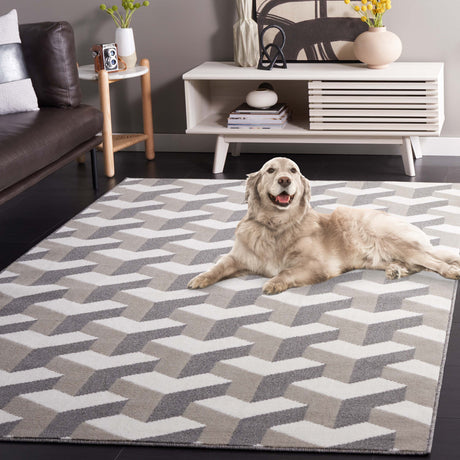 Safavieh Pyramid Pyr246F Grey/Ivory Rug.