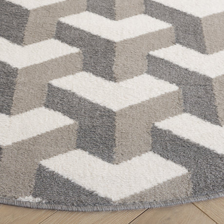 Safavieh Pyramid Pyr246F Grey/Ivory Rug.