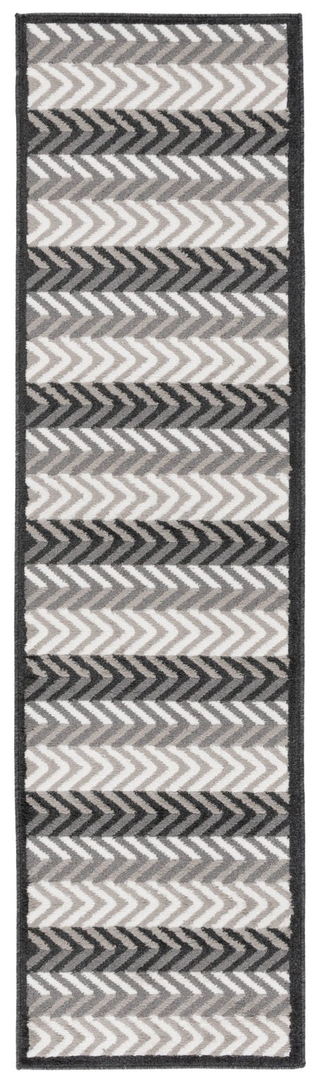 Safavieh Pyramid Pyr247F Grey/Ivory Black Rug.