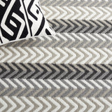 Safavieh Pyramid Pyr247F Grey/Ivory Black Rug.