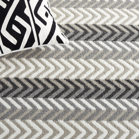 Safavieh Pyramid Pyr247F Grey/Ivory Black Rug.
