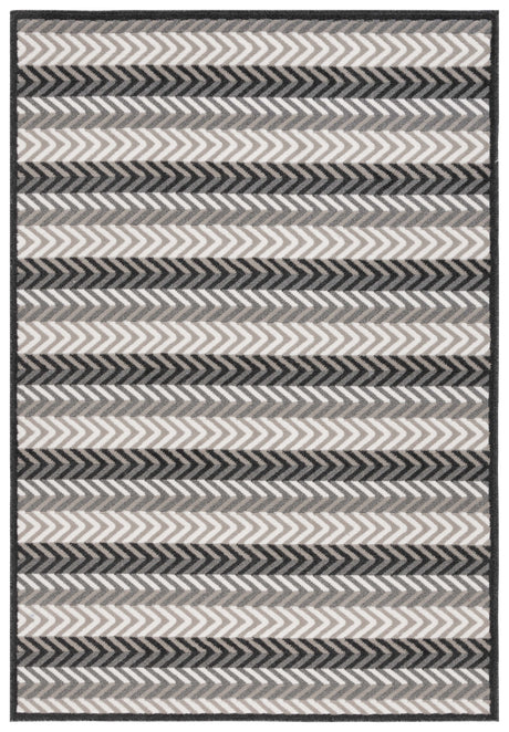 Safavieh Pyramid Pyr247F Grey/Ivory Black Rug.
