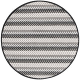 Safavieh Pyramid Pyr247F Grey/Ivory Black Rug.