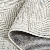 Safavieh Pyramid Pyr249A Ivory Grey/Navy Rug.
