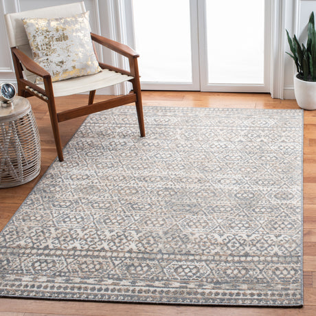 Safavieh Pyramid Pyr260A Ivory/Charcoal Rug.