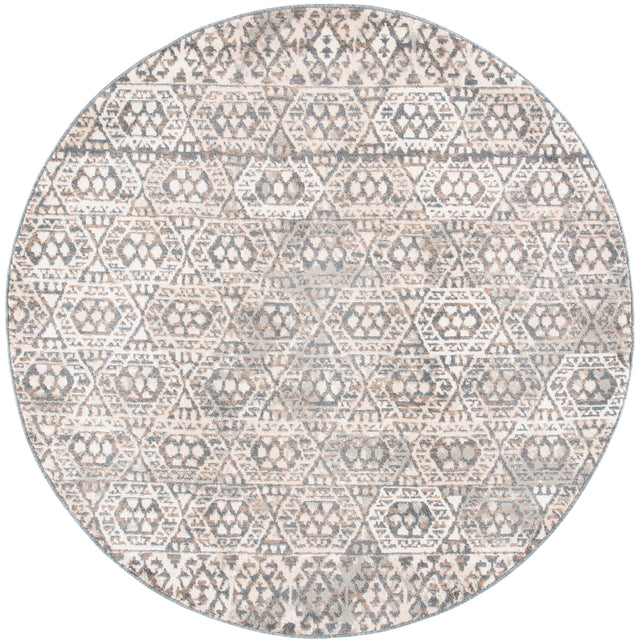 Safavieh Pyramid Pyr260A Ivory/Charcoal Rug.