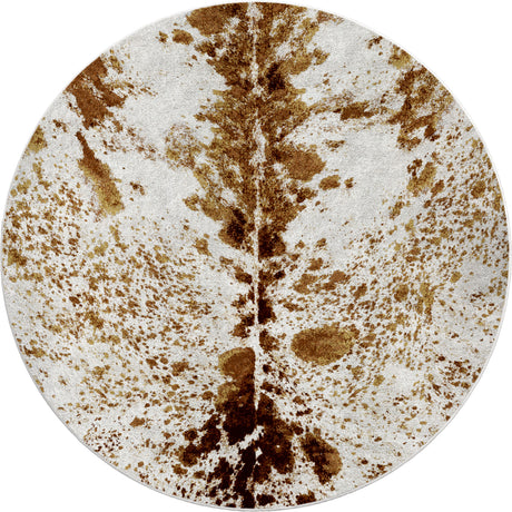American Dakota Pioneer Longhorn Spotted Brindle Rug