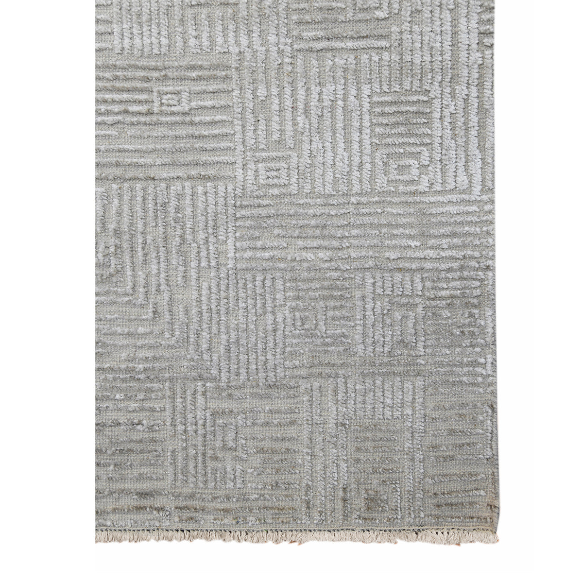 Amer Quartz QUA-1 Ivory area rug - corner view