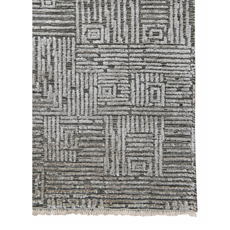 Amer Quartz QUA-4 Smoke area rug - corner view