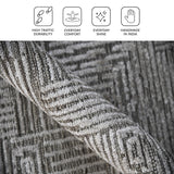 Amer Quartz QUA-4 Smoke area rug - infographic view