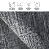 Amer Quartz QUA-5 Indigo area rug - infographic view