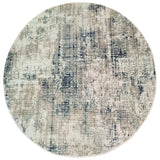 Dynamic Rugs Quartz 27035 Grey Rugs - round rug view