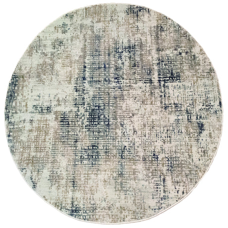 Dynamic Rugs Quartz 27035 Grey Rugs - round rug view