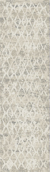 Dynamic Rugs Quartz 27039 Ivory / Silver Rugs - runner view